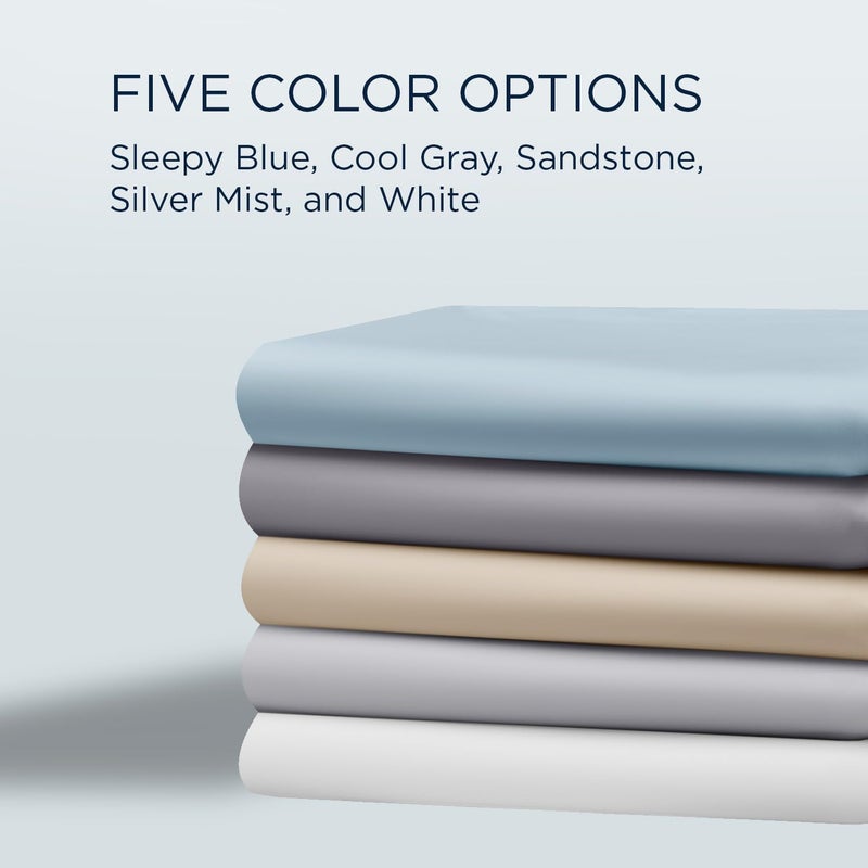 Tempur-Pedic TEMPUR Classic Cotton Sheet Set White - Cal King - Image 3